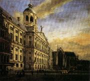 Jan van der Heyden The City Hall in Amsterdam oil painting artist